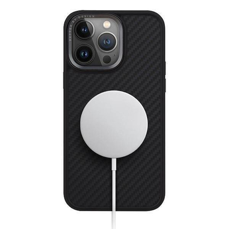 Uniq Hülle Keva iPhone 15 Pro Max 6,7&quot; Magclick Charging schwarz/carbon black