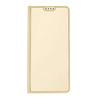 Dux Ducis Skin Pro Case For Xiaomi Redmi 11A / Poco C55 / Redmi 12C Cover Flip Card Wallet Stand Gold