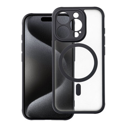 Futerał Full Matte Mag Cover kompatybilny z MagSafe do IPHONE 15 PRO czarny