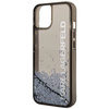 Karl Lagerfeld Liquid Glitter Translucent Elongated Logo Case – Etui iPhone 14 Plus (czarny)
