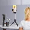 Selfie stick WRY1S telescopic tripod 0.7m for phone - black