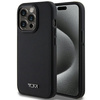 Tumi TUHMP15LRBAK iPhone 15 Pro 6.1"czarny/black hardcase Leather Balistic Pattern MagSafe