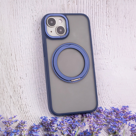 Nakładka Mag Ring Rotating do iPhone 15 Pro Max 6,7&quot; granatowy