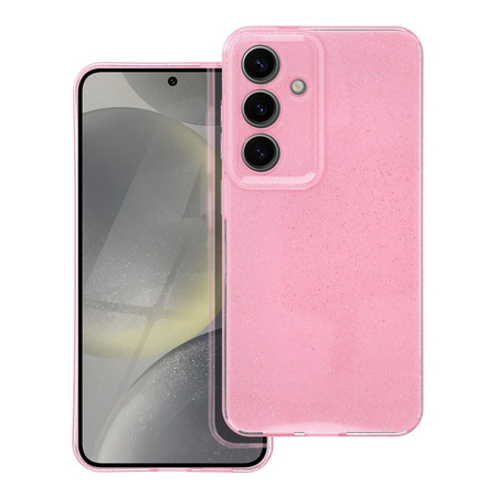 Futerał CLEAR CASE 2mm BLINK do SAMSUNG S24 różowy