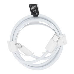 Kabel Typ C do Typ C 3.0 PD 30W HD26 BOX biały 1 metr