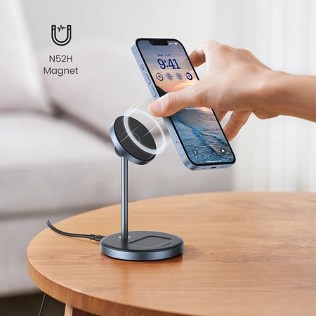 Ugreen CD317 MagSafe / Qi 2in1 charging station - black
