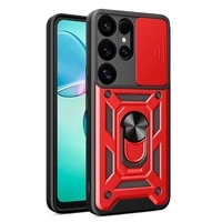 Hybrid Armor Camshield Samsung Galaxy S25 Ultra Red