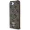 Guess 4G Ring Triangle Logo MagSafe iPhone 16e Hülle - Braun