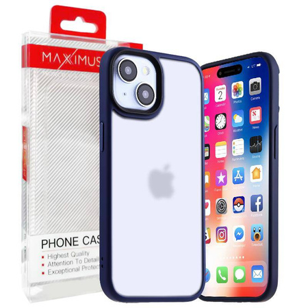 MX RIBBED CAM IPHONE 15 PRO MAX (6.7) DARK BLUE / GRANATOWY