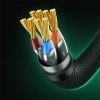 Baseus schnelles RJ45-Kat.-Netzwerkkabel. 8 40 Gbit/s 20 m geflochten schwarz