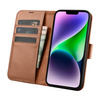iCarer Wallet Case 2in1 iPhone 14 Flip Leather Anti-RFID Brown (WMI14220725-BN)