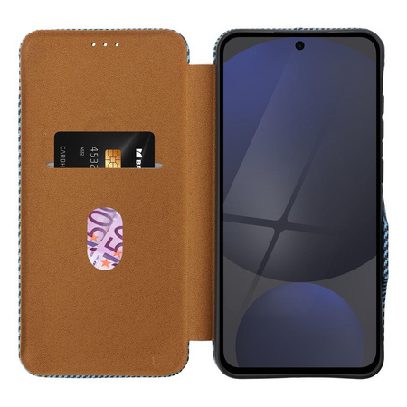 Kabura FOLIO Side Magnet do XIAOMI REDMI NOTE 14 niebieski