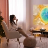 Projektor multimedialny Yaber K300s laserowy RGB FullHD 1080p z głośnikami JBL - czarny
