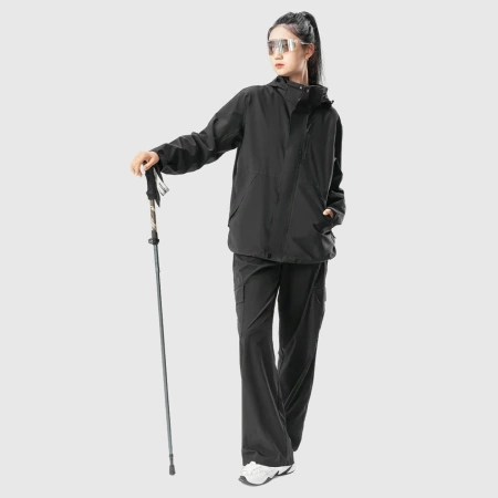 Qunature Nordic Walking Trekkingstöcke Aluminium 110 - 130 cm - Braun