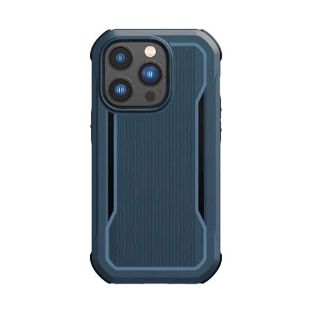 Raptic X-Doria Fort Case iPhone 14 Pro mit gepanzerter blauer MagSafe-Hülle