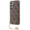 Oryginalne Etui GUESS hardcase 4G Charms Collection GUHCSA55GF4GBR do Samsung Galaxy A55 brązowy