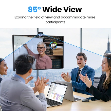 Ugreen CM678 USB-HD-Webcam – Grau