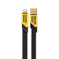 WEKOME WDC-190 Mecha Series - Kabel połączeniowy USB-A do Lightning Fast Charging 1 m (Żółty)