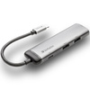 Verbatim Adapter Hub USB-C - USB-C/ 2xUSB-A 3.0/HDMI aluminium/aluminum 49140