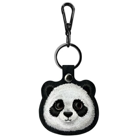 Nimmy Zestaw 3w1 torebka na telefon +     portfel + etui na lokalizator czarny/black Big Eyed Pet 2.0 Panda