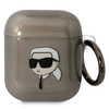 Original Handyhülle APPLE AIRPODS Karl Lagerfeld Karl`s Head (KLA2HNIKTCK) schwarz