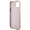 Etui Karl Lagerfeld Silicone Choupette Metal Pin na iPhone 15 Plus / 14 Plus - różowe