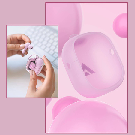 Acefast In -Ear-Funkkopfhörer TWS Bluetooth Pink (T6 Pink Lotus)