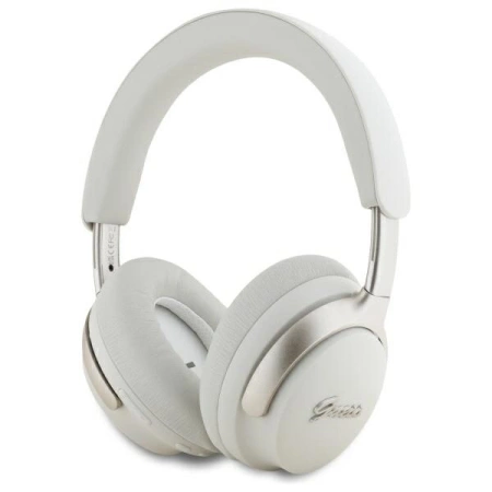 Guess Bluetooth ANC On-Ear-Kopfhörer GUBHC22PSFCSME beige/beiges Metal Script Logo