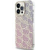 Hello Kitty IML Gradient Electrop Crowded Kitty Head Case for iPhone 15 Pro Max - Pink