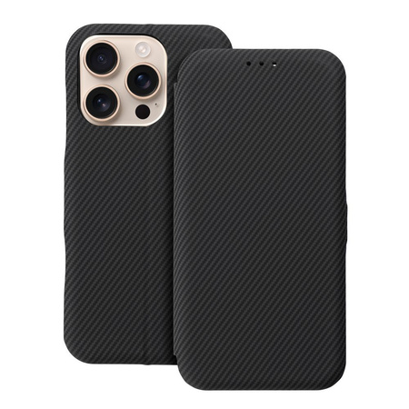 Kabura FOLIO Side Magnet do IPHONE 16 PRO MAX czarny