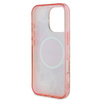 Guess IML Flower & Tonal Circle MagSafe - Etui iPhone 16 Pro Max (różowy)