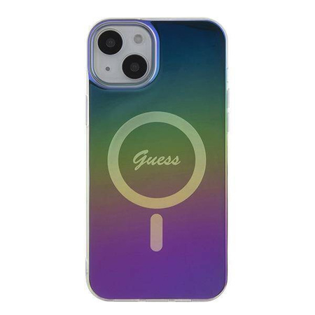 Guess IML Iridescent MagSafe - Etui iPhone 15 (kolorowy)