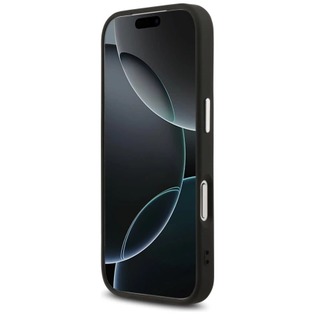 Karl Lagerfeld Choupette Pin MagSafe Case for iPhone 17 Pro Max - Black