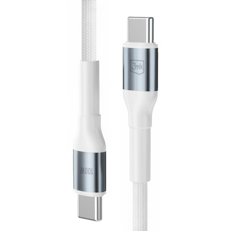 Accessories - 3mk Hyper Cable N-SERIES C to C 1m 20V/5A 100W White