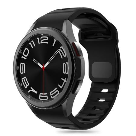 Pasek Tech-Protect Silicone Line na Samsung Galaxy Watch 4 / 5 / 5 Pro / 6 / 7 / FE - czarny
