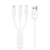 FONENG Kabel X80 3w1 100W 3A 1.2M weiss