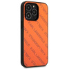 Oryginalne Etui IPHONE 13 PRO MAX Karl Lagerfeld Hardcase Perforated Allover (KLHCP13XPTLO) pomarańczowe