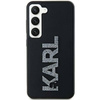 Karl Lagerfeld 3D Rubber Glitter Logo case for Samsung Galaxy S23 Ultra - black