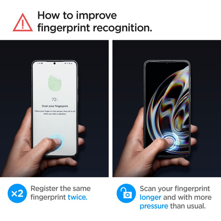 TEMPERED GLASS Spigen GLAS.TR "EZ FIT" 2-PACK GALAXY S23+ PLUS CLEAR