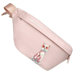 Nimmy Nerka na ramię różowy/pink Crossbody Glasses Cool Cat