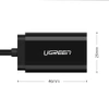 Ugreen external sound card music adapter USB - 3.5 mm mini jack 15cm black (30724)