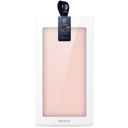 Etui do iPhone 15 Pro pokrowiec z klapką i portfelem Dux Ducis Skin Pro - różowe