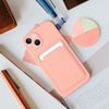 Futerał CARD CASE do IPHONE 15 PRO różowy