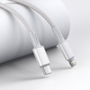 Baseus kabel USB Typ C - Lightning szybkie ładowanie Power Delivery 20 W 2 m biały (CATLGD-A02)