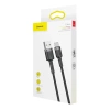 Baseus Cafule Cable - Kabel do ładowania i transmisji danych USB do USB-C 3 A, 0.5 m (szary/czarny)