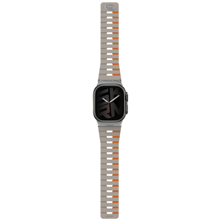 Pasek Skinarma Gemini do Apple Watch     49/46/45/44 mm szary