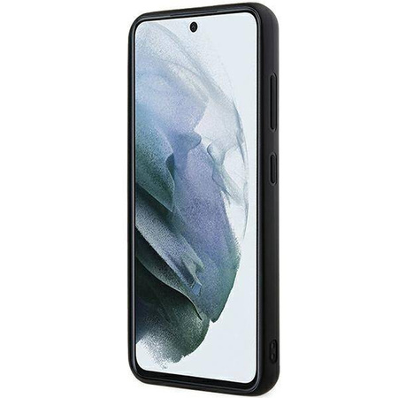 Karl Lagerfeld 3D Rubber Glitter Logo case for Samsung Galaxy S23+ - black