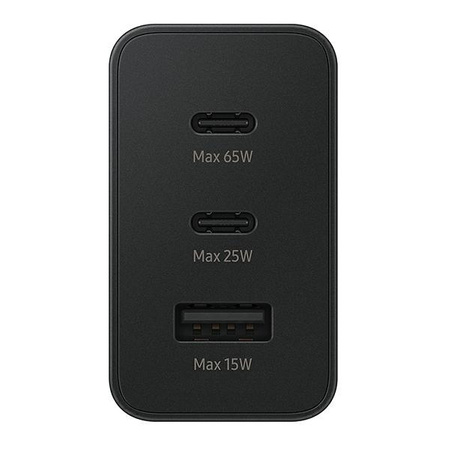 Samsung wall charger 2x USB Type C / USB 65W black (EP-T6530NBEGEU)