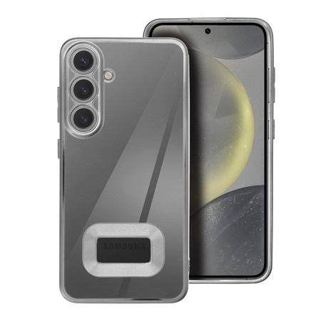 Futerał GLAM do SAMSUNG A34 5G srebrny