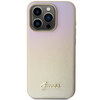Oryginalne Etui GUESS hardcase Saffiano Iridescent Script GUHCP14XPSAIRSD do Iphone 14 Pro Max złoty